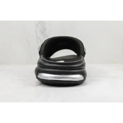 Nike Air More Uptempo Slide "Black/White/Silver" фото № 9