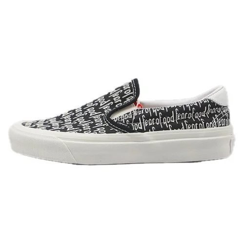 Fear Of God x Vans Slip-On "White/Black Logo"