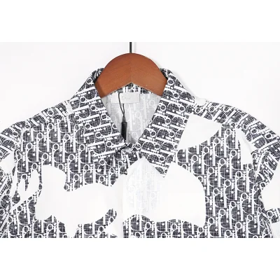 Рубашка Burberry Geometry and Abstract Pattern "White" фото № 3 Рубашка Burberry Geometry and Abstract Pattern "White" фото № 3