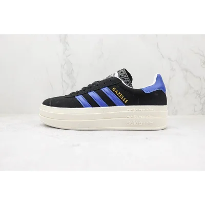 Adidas Gazelle Bold "Black/Lucid Blue" фото № 2