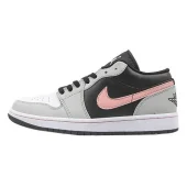 Air Jordan 1 Low "Black/Grey/Pink"