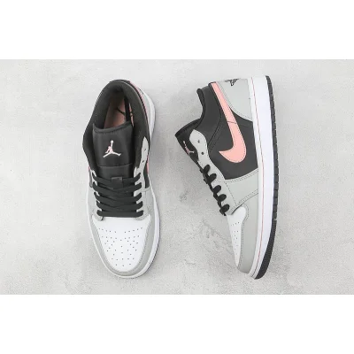 Air Jordan 1 Low "Black/Grey/Pink" фото № 6