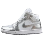 Air Jordan 1 Mid “Crinkled Silver Foil”
