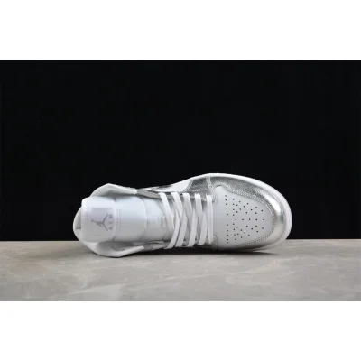 Air Jordan 1 Mid “Crinkled Silver Foil” фото № 9