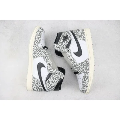 Air Jordan 1 Retro High OG "White Cement" фото № 6