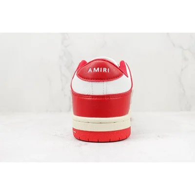 Amiri Skel Top Low "White/Red" фото № 9
