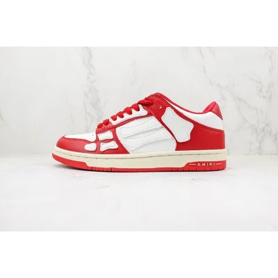 Amiri Skel Top Low "White/Red" фото № 2