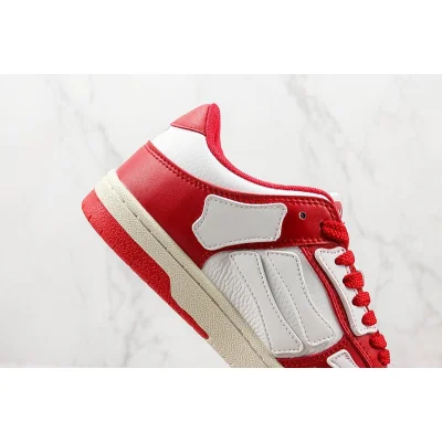 Amiri Skel Top Low "White/Red" фото № 3