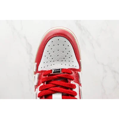 Amiri Skel Top Low "White/Red" фото № 4