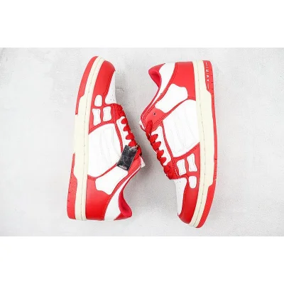 Amiri Skel Top Low "White/Red" фото № 7