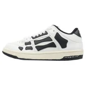 Amiri Skel Top Low "White/Black Bones"