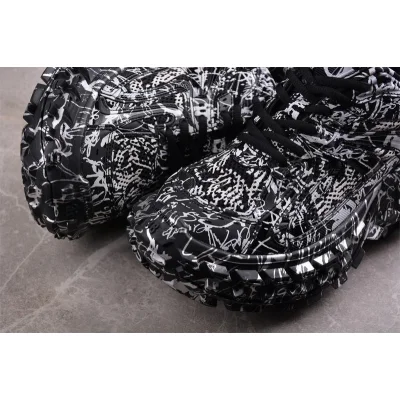 Balenciaga Defender Rubber Platform Sneakers "White/Black" фото № 8