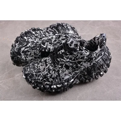 Balenciaga Defender Rubber Platform Sneakers "White/Black" фото № 7