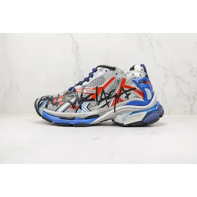 Balenciaga Runner "Grey/Blue/Graffiti" фото № 2 Balenciaga Runner "Grey/Blue/Graffiti" фото № 2
