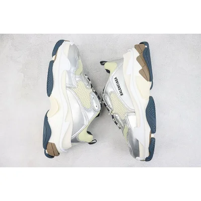 Balenciaga Triple S "Silver Grey/Cream White" фото № 7