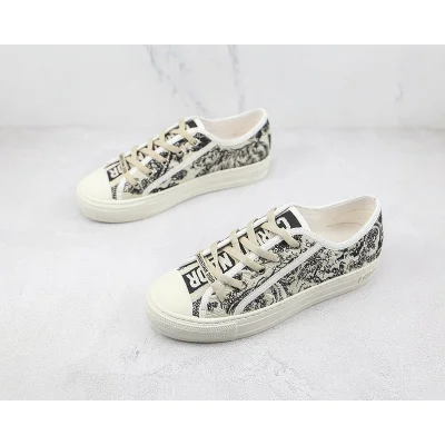 Dior Platform Sneaker "White/Black" фото № 5