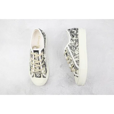 Dior Platform Sneaker "White/Black" фото № 7