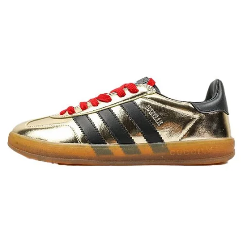 Adidas x Gucci Gazelle "Gold/Black/Beige"