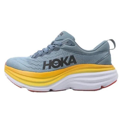 Hoka One One Running Bondi 8 "Blue/Yellow/White"
