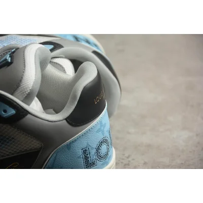 Louis Vuitton LV Trainer Sneakers "Blue Monogram/Black/Grey" фото № 8 Louis Vuitton LV Trainer Sneakers "Blue Monogram/Black/Grey" фото № 8