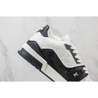 Louis Vuitton LV Trainer 2021 Low "White/Black Monogram" фото № 4