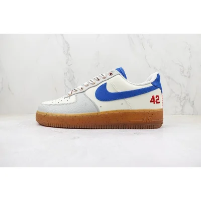 Jackie Robinson x Nike Air Force 1 Low "White/Blue" фото № 2