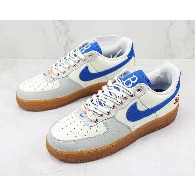 Jackie Robinson x Nike Air Force 1 Low "White/Blue" фото № 5