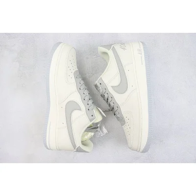 Nike Air Force 1 Low 40th Anniversary "Off White/Grey/Perforated" фото № 7