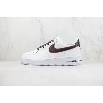 Nike Air Force 1 Low "White/Black/Red Circled" фото № 2