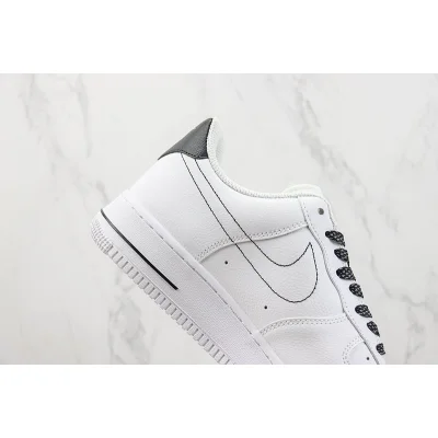 Nike Air Force 1 Low "White/Black/Red Circled" фото № 3