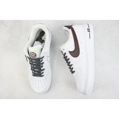 Nike Air Force 1 Low "White/Black/Red Circled" фото № 6