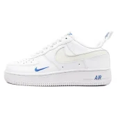 Nike Air Force 1 Low "White/Blue/Reflective Swoosh"