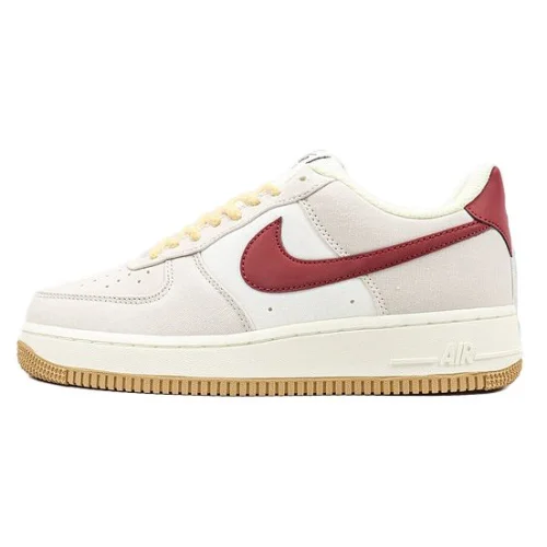 Nike Air Force 1 Low "Rice White/Wine Red/Beige"