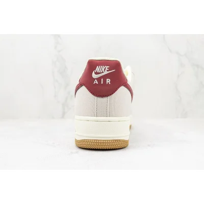 Nike Air Force 1 Low "Rice White/Wine Red/Beige" фото № 9