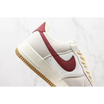 Nike Air Force 1 Low "Rice White/Wine Red/Beige" фото № 3