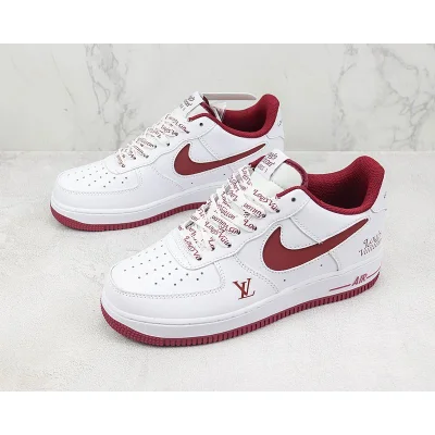 Louis Vuitton x Nike Air Force 1 Low "Burgundy/White" фото № 5 Louis Vuitton x Nike Air Force 1 Low "Burgundy/White" фото № 5