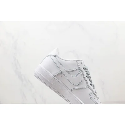 Nike Air Force 1 Low 07 "Triple White Stussy" фото № 3
