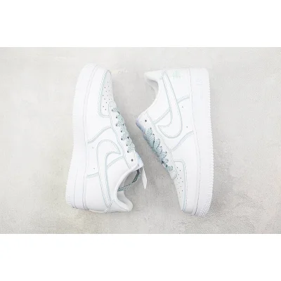 Nike Air Force 1 Low 07 "Triple White Stussy" фото № 6