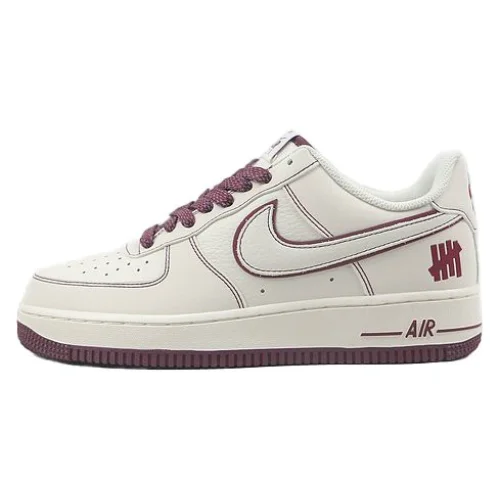 Undefeated x Air Force 1 Low "Cream White/Burgundy"