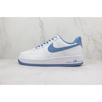 Nike Air Force 1 Low "White/Sea Blue" фото № 2