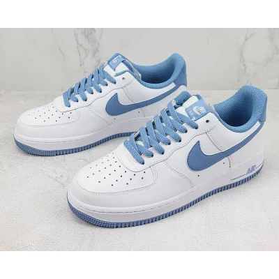 Nike Air Force 1 Low "White/Sea Blue" фото № 5