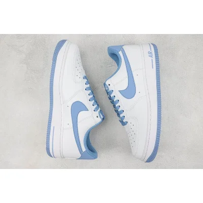 Nike Air Force 1 Low "White/Sea Blue" фото № 6