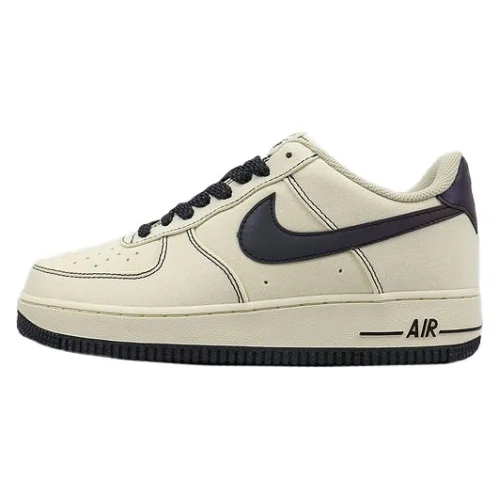 Nike Air Force 1 Low "Rice White/Black/Dark Purple"