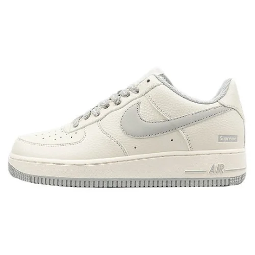 Supreme x Nike Air Force 1 Low "Milk White/Wolf Gray"