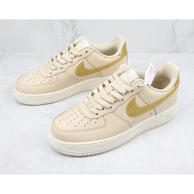 Nike Air Force 1 Low "Gold Swoosh/Beige" фото № 5