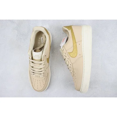 Nike Air Force 1 Low "Gold Swoosh/Beige" фото № 7