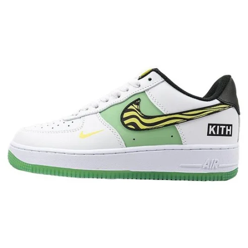 Kith x Nike Air Force 1 Low "White/Green/Yellow"