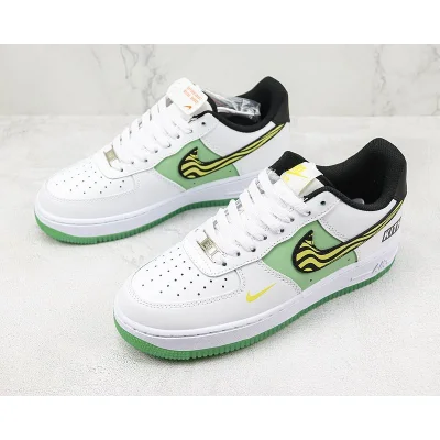 Kith x Nike Air Force 1 Low "White/Green/Yellow" фото № 5