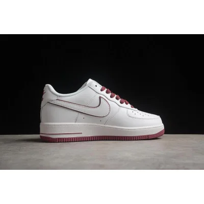 Nike Air Force 1 07 Low "Beverly Hills/White/Dark Red" фото № 3
