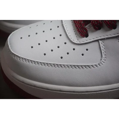 Nike Air Force 1 07 Low "Beverly Hills/White/Dark Red" фото № 5